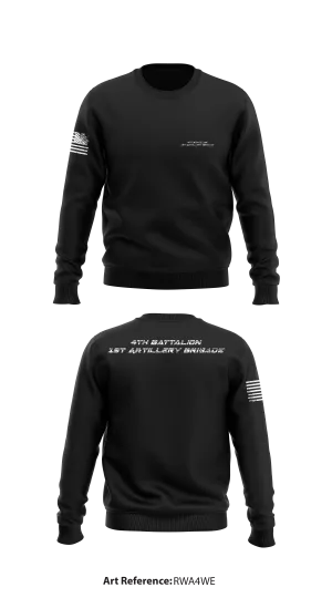 4th battalion 1st Artillery Brigade Store 1 Core Men's Crewneck Performance Sweatshirt - Rwa4wE