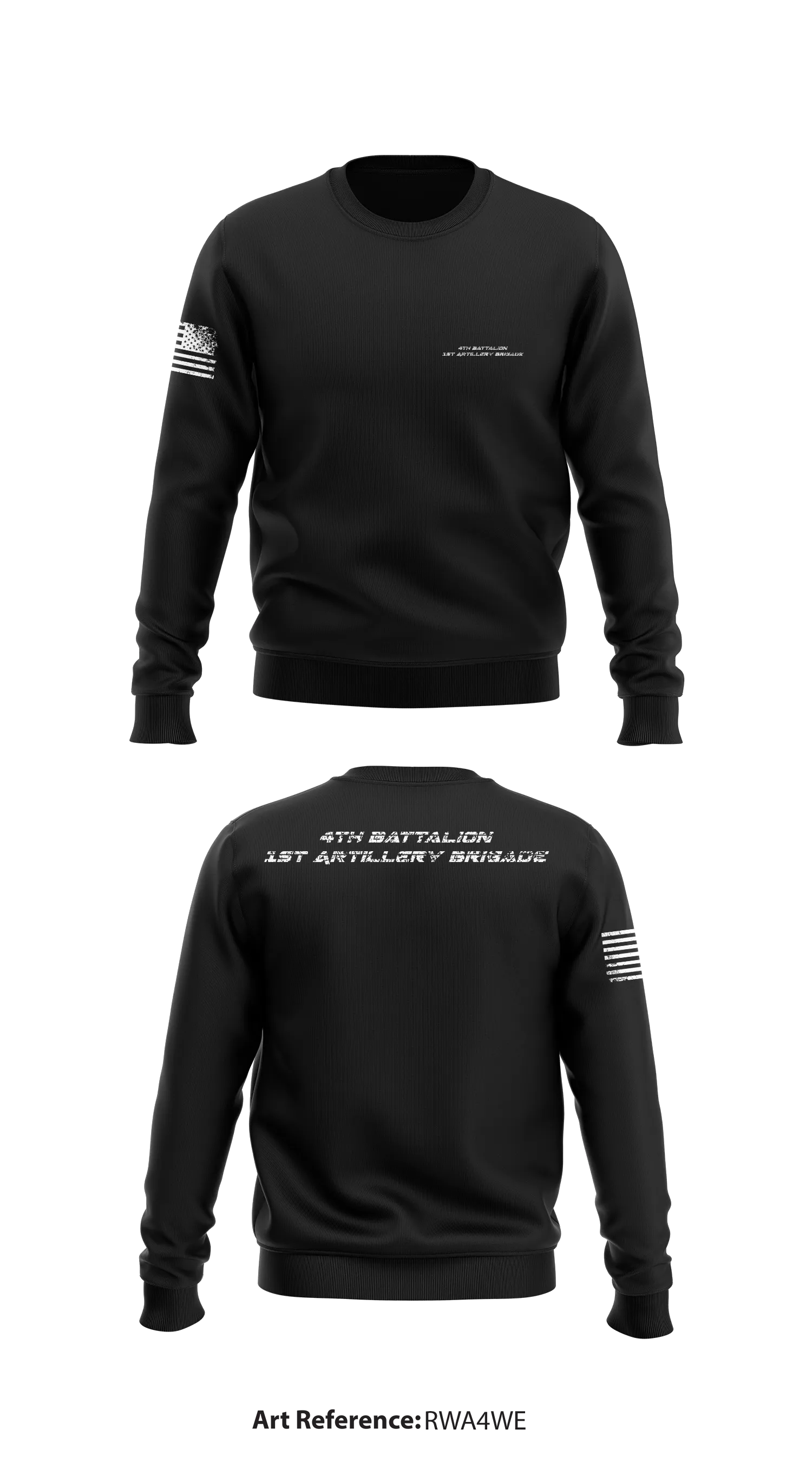 4th battalion 1st Artillery Brigade Store 1 Core Men's Crewneck Performance Sweatshirt - Rwa4wE