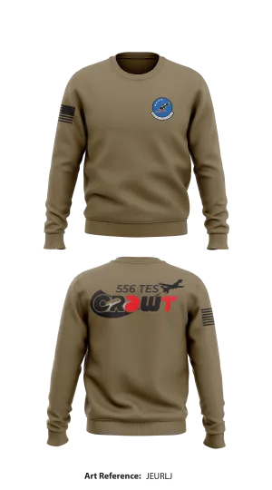 556 Test & Evaluation Squadron Store 1 Core Men's Crewneck Performance Sweatshirt - JeuRLJ
