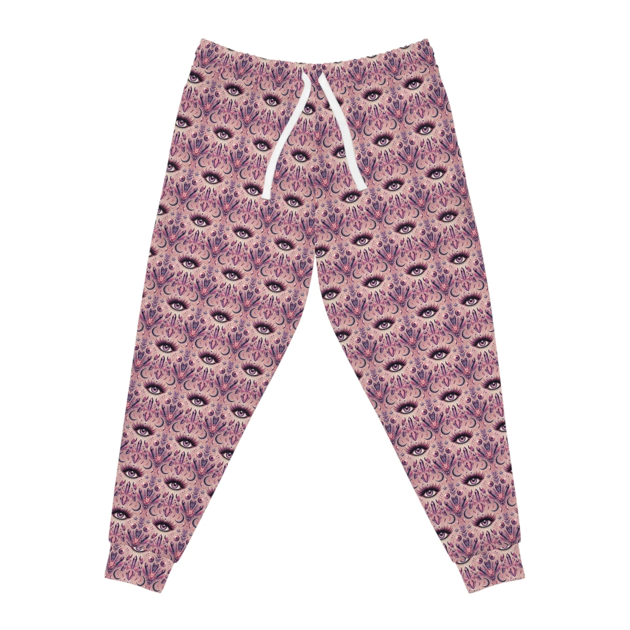 All Seeing Eyelash Womens Athletic Jogger Sweatpants