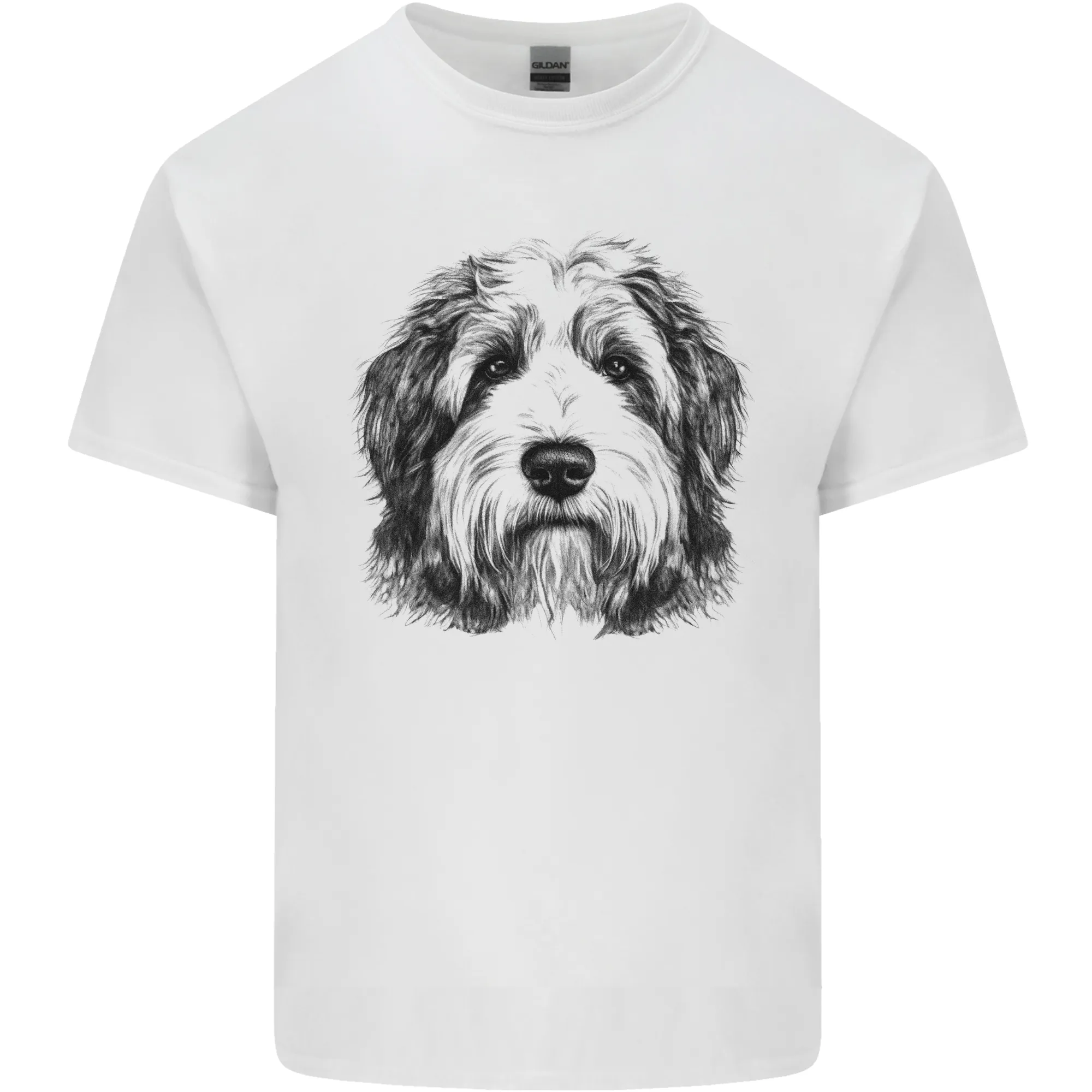 An Old English Sheepdog Dog Mens Light Cotton T-Shirt