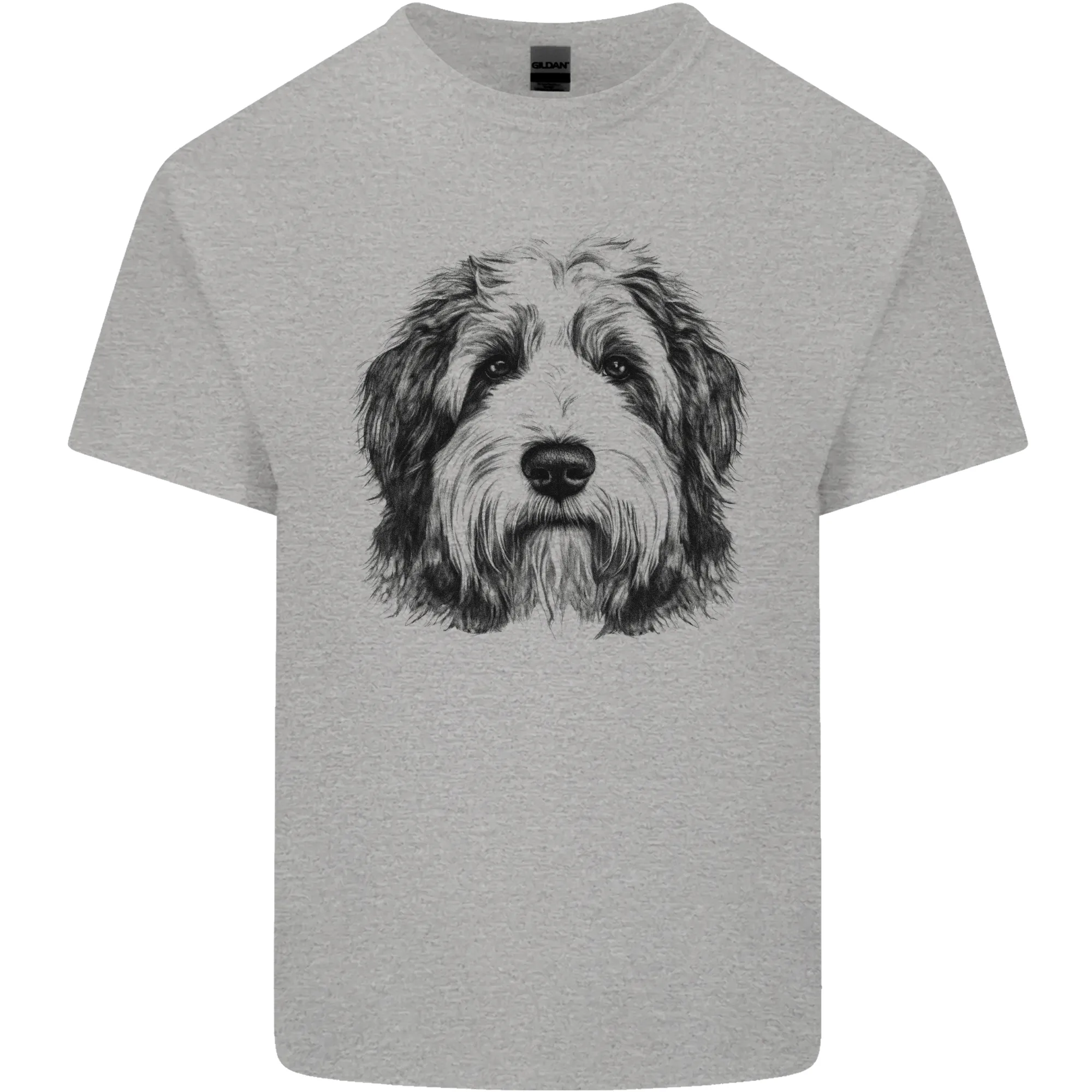 An Old English Sheepdog Dog Mens Light Cotton T-Shirt