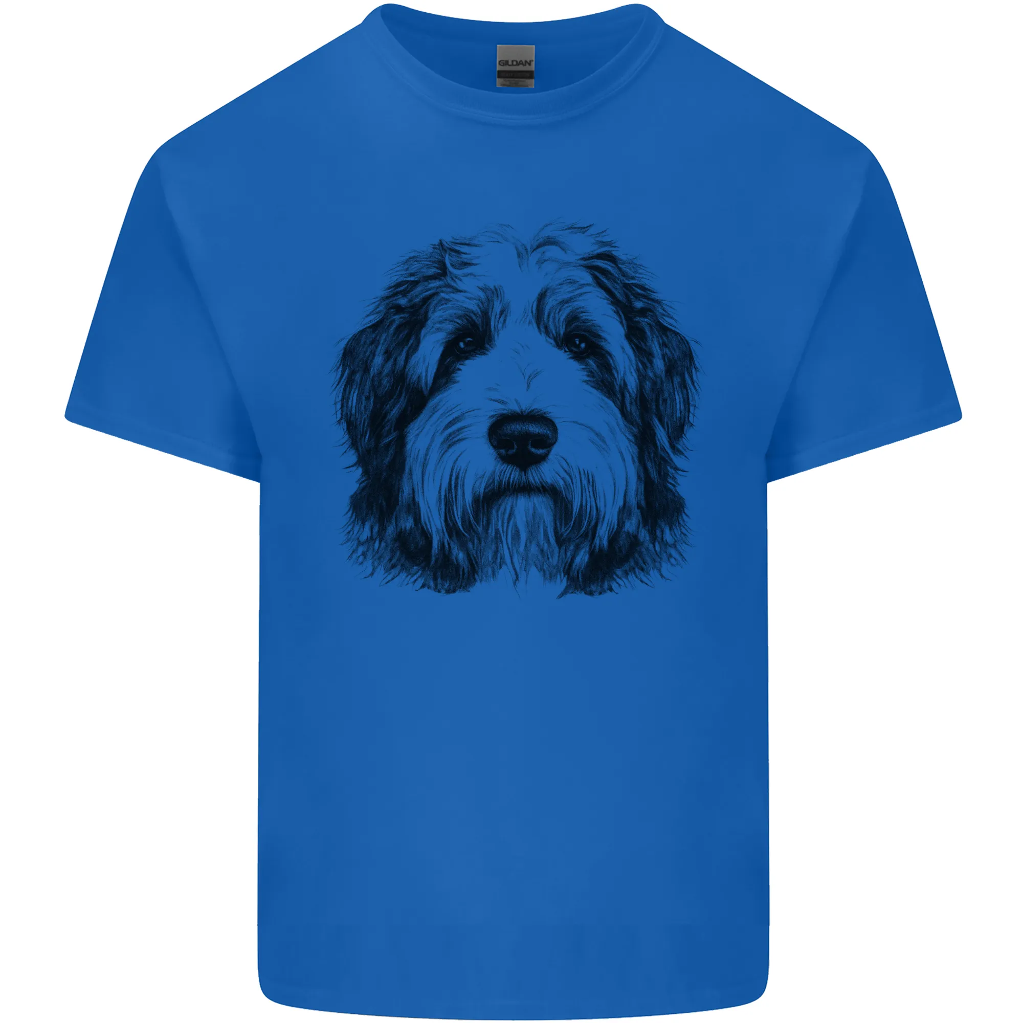 An Old English Sheepdog Dog Mens Light Cotton T-Shirt
