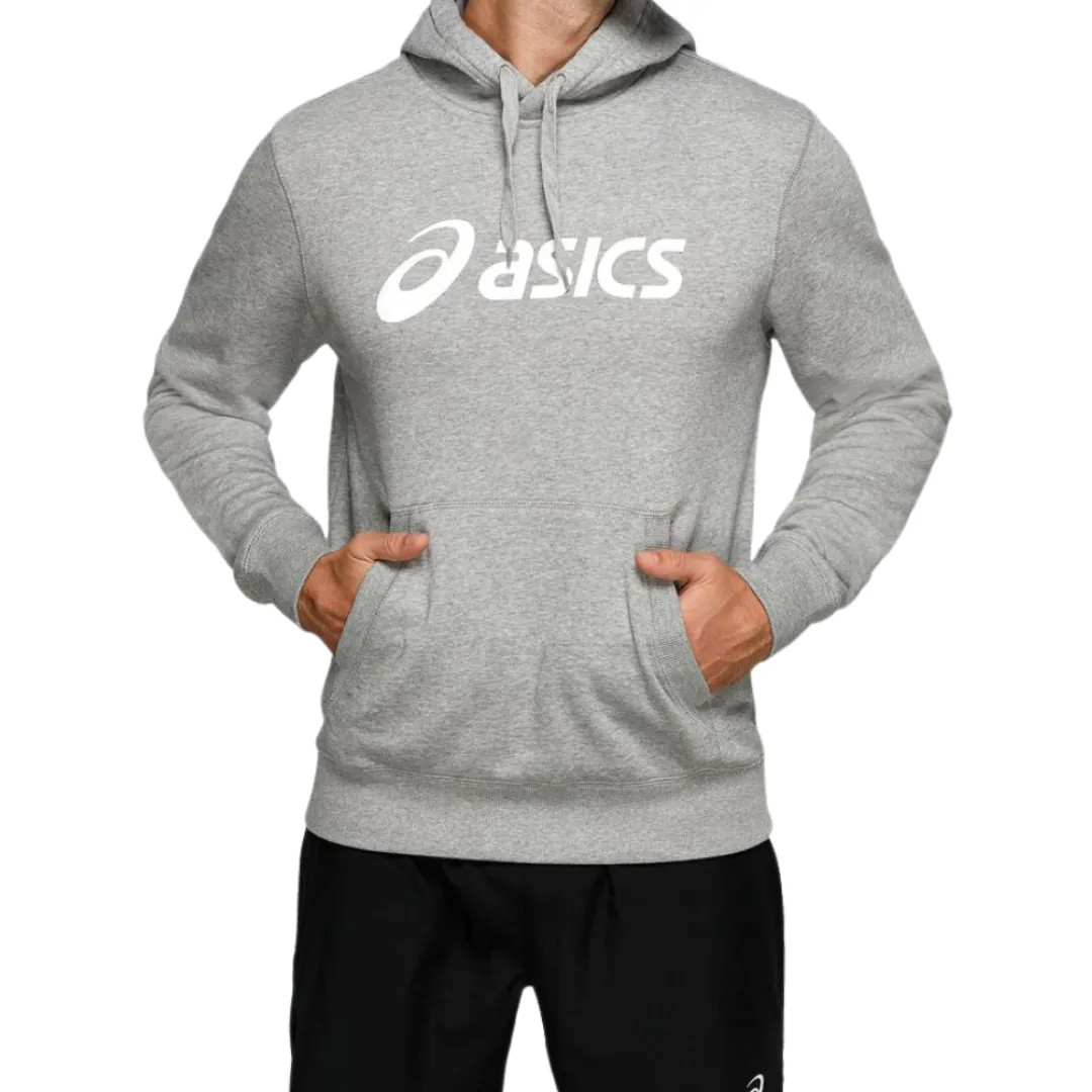 Asics Mens Fleece Hoodie - Heather Grey