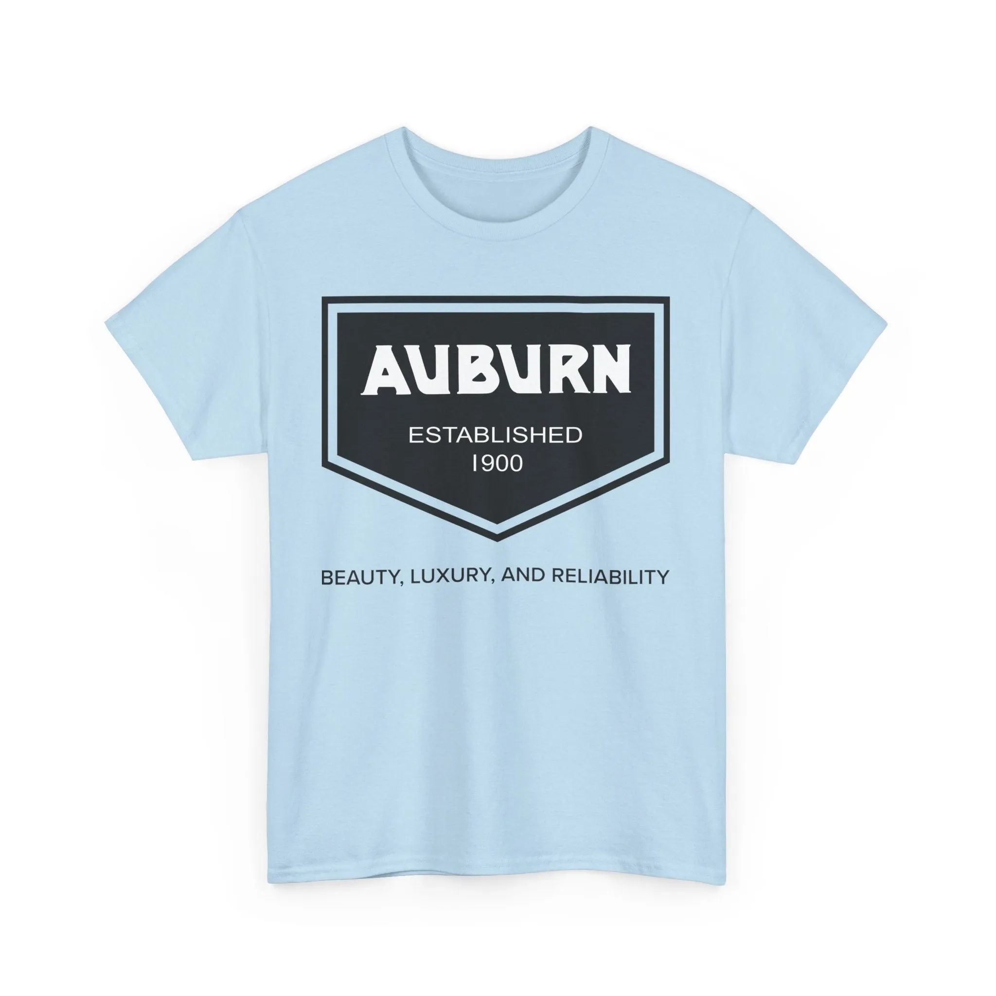 Auburn Established 1900 Beauty Luxury Reliability Vintage Auto T-shirt