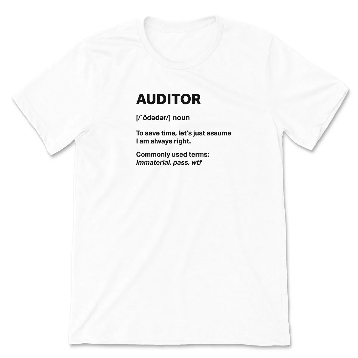 Auditor Tee