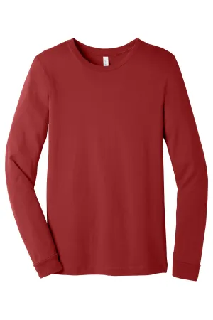 BELLA CANVAS  Unisex Jersey Long Sleeve Tee. BC3501 Canvas Red
