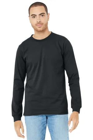 BELLA CANVAS  Unisex Jersey Long Sleeve Tee. BC3501 Dark Grey