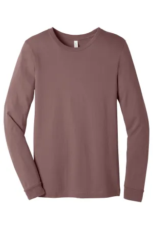 BELLA CANVAS  Unisex Jersey Long Sleeve Tee. BC3501 Mauve
