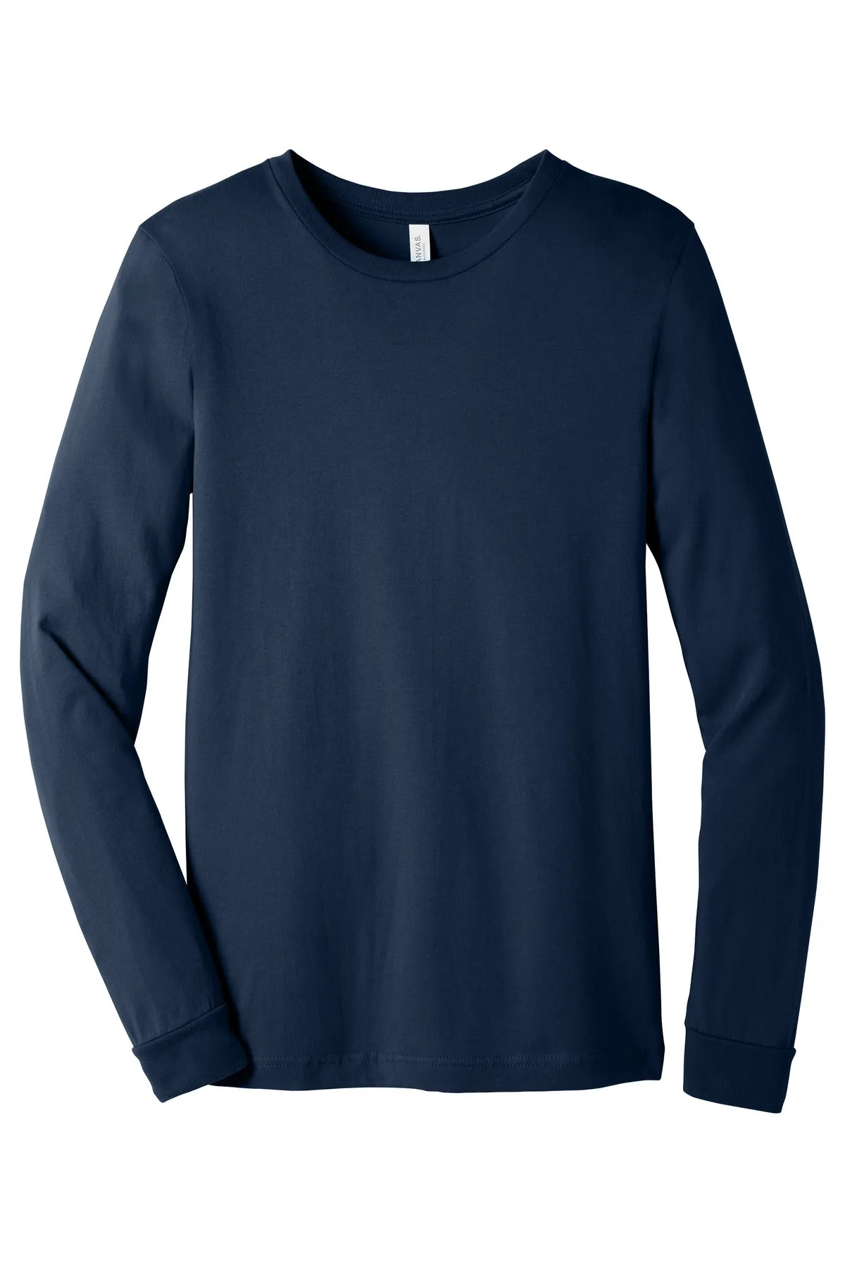 BELLA CANVAS  Unisex Jersey Long Sleeve Tee. BC3501 Navy