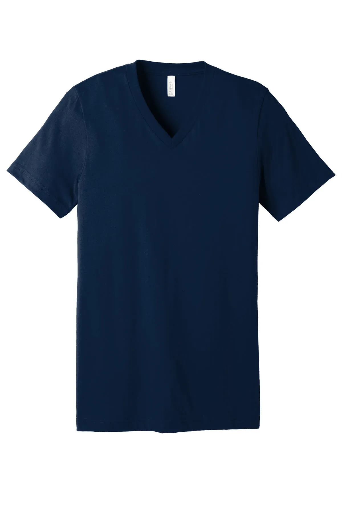 BELLA CANVAS  Unisex Jersey Short Sleeve V-Neck Tee. BC3005 Navy