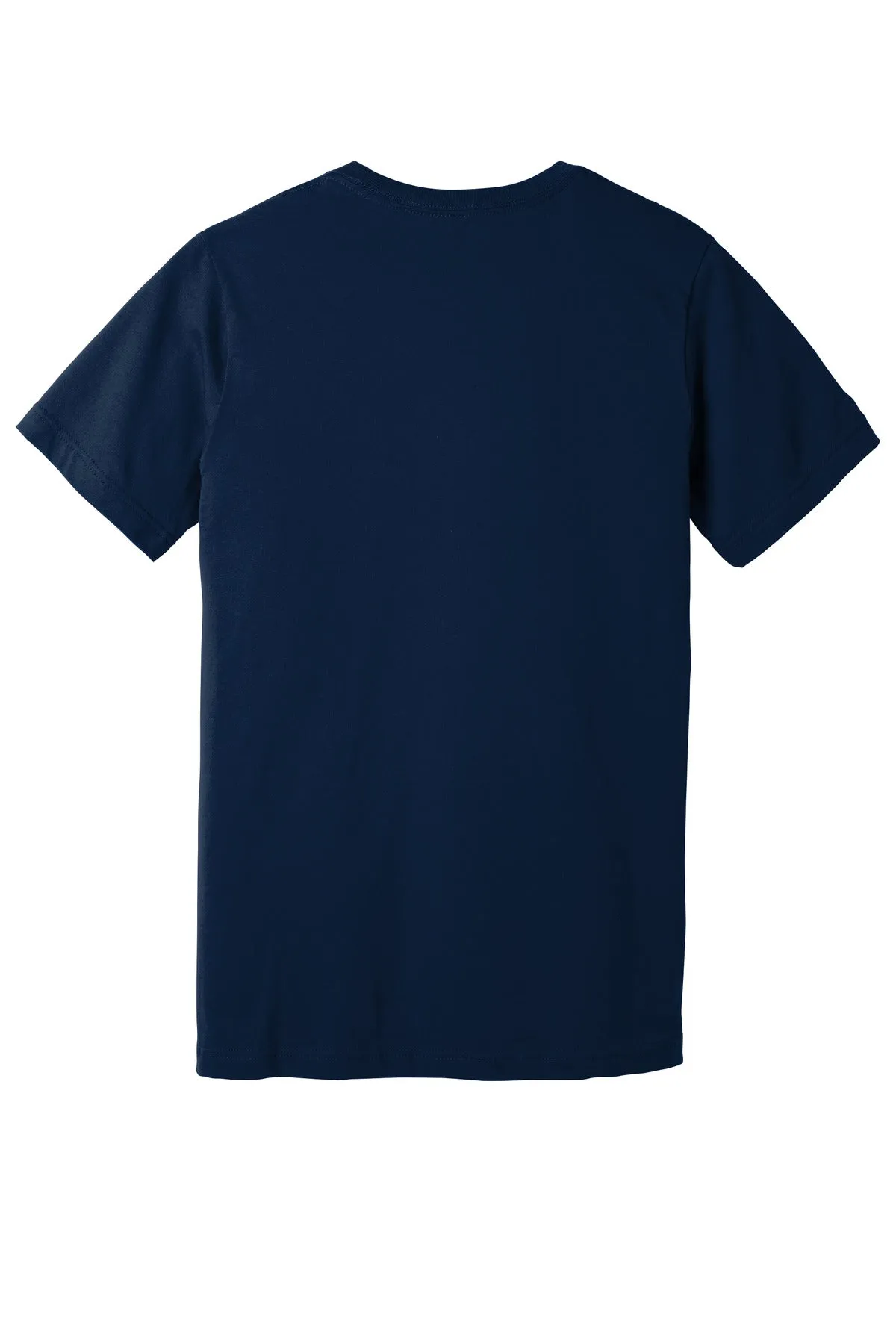 BELLA CANVAS  Unisex Jersey Short Sleeve V-Neck Tee. BC3005 Navy