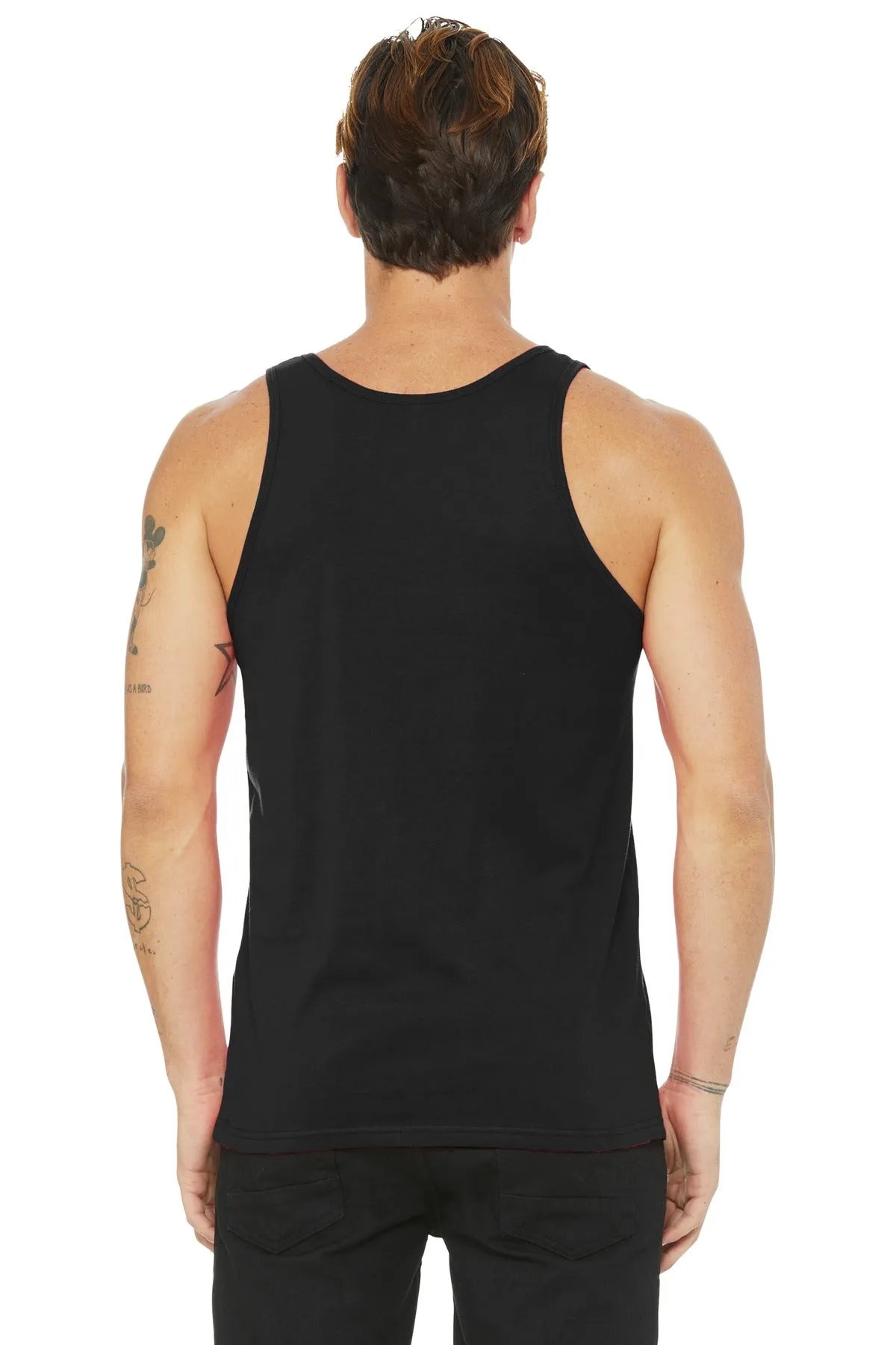 BELLA CANVAS  Unisex Jersey Tank. BC3480 Black