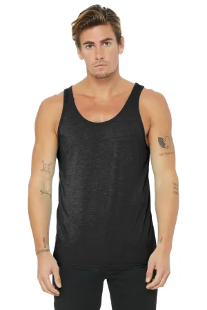 BELLA CANVAS  Unisex Jersey Tank. BC3480 Charcoal-Black Triblend