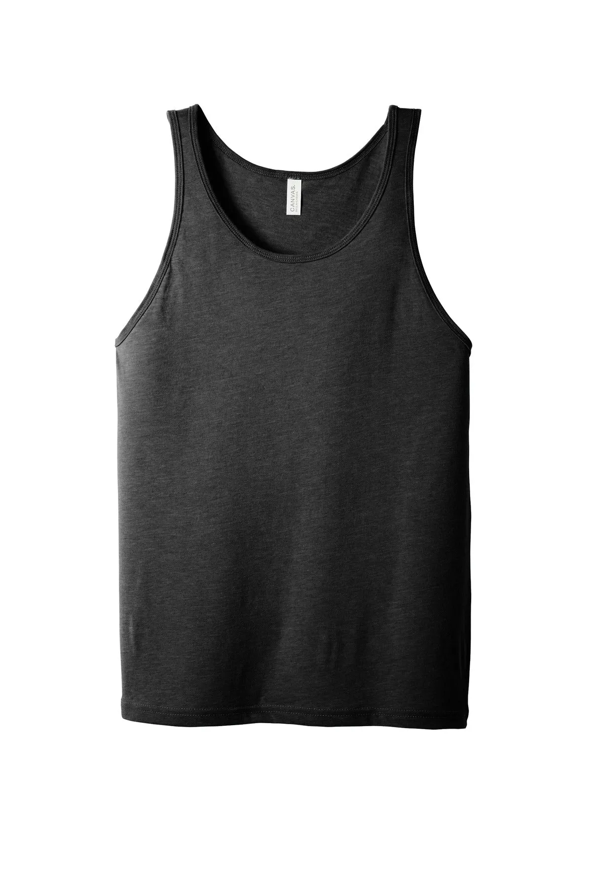 BELLA CANVAS  Unisex Jersey Tank. BC3480 Charcoal-Black Triblend