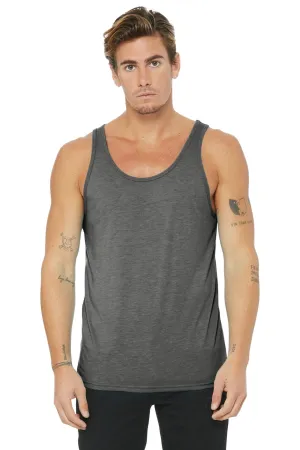 BELLA CANVAS  Unisex Jersey Tank. BC3480 Grey Triblend