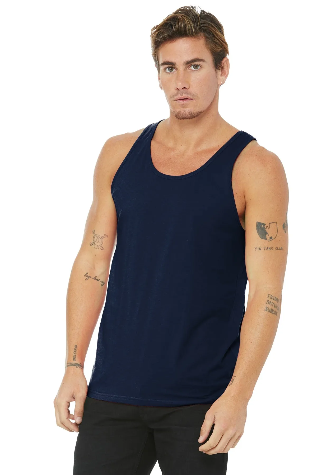 BELLA CANVAS  Unisex Jersey Tank. BC3480 Navy