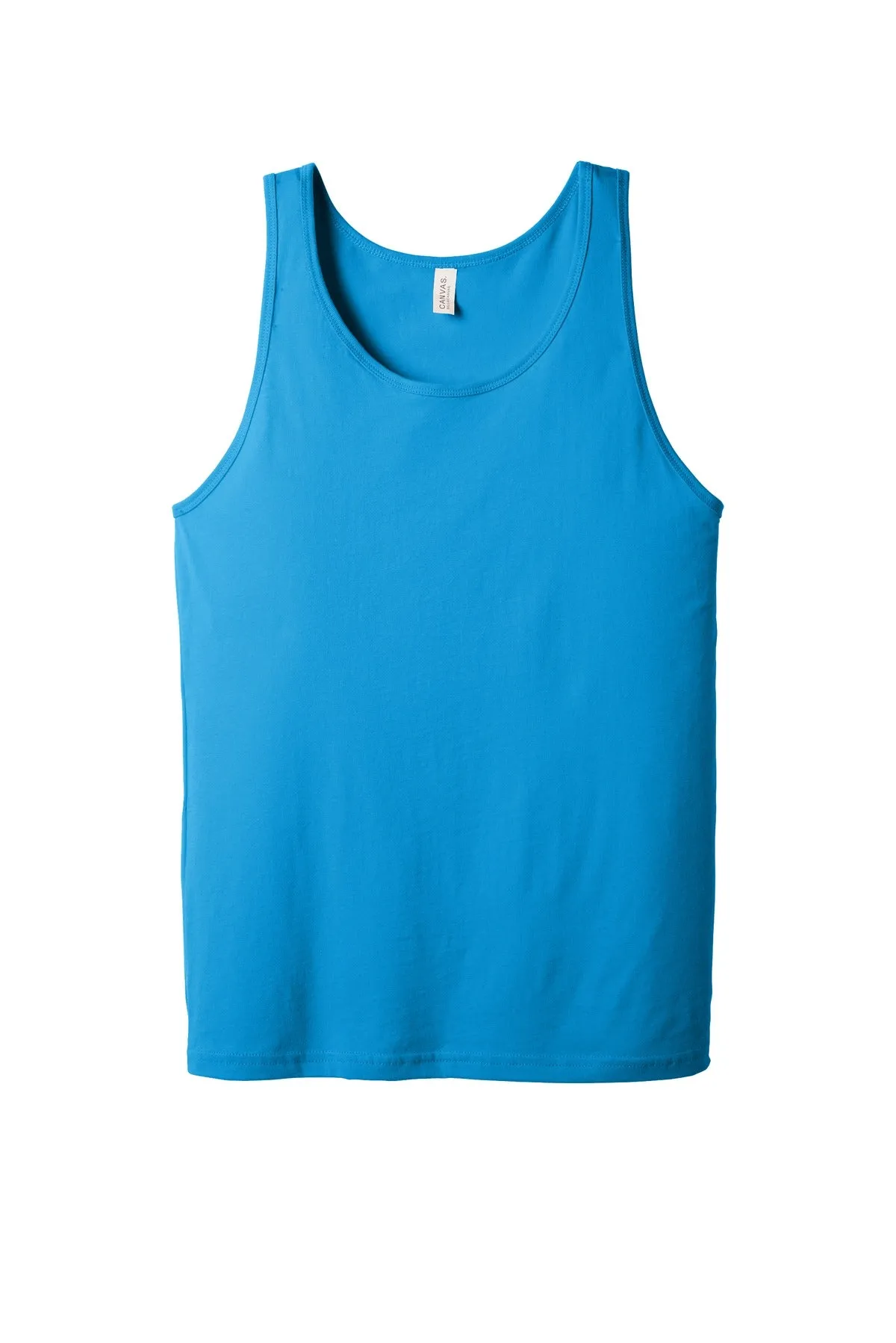 BELLA CANVAS  Unisex Jersey Tank. BC3480 Neon Blue