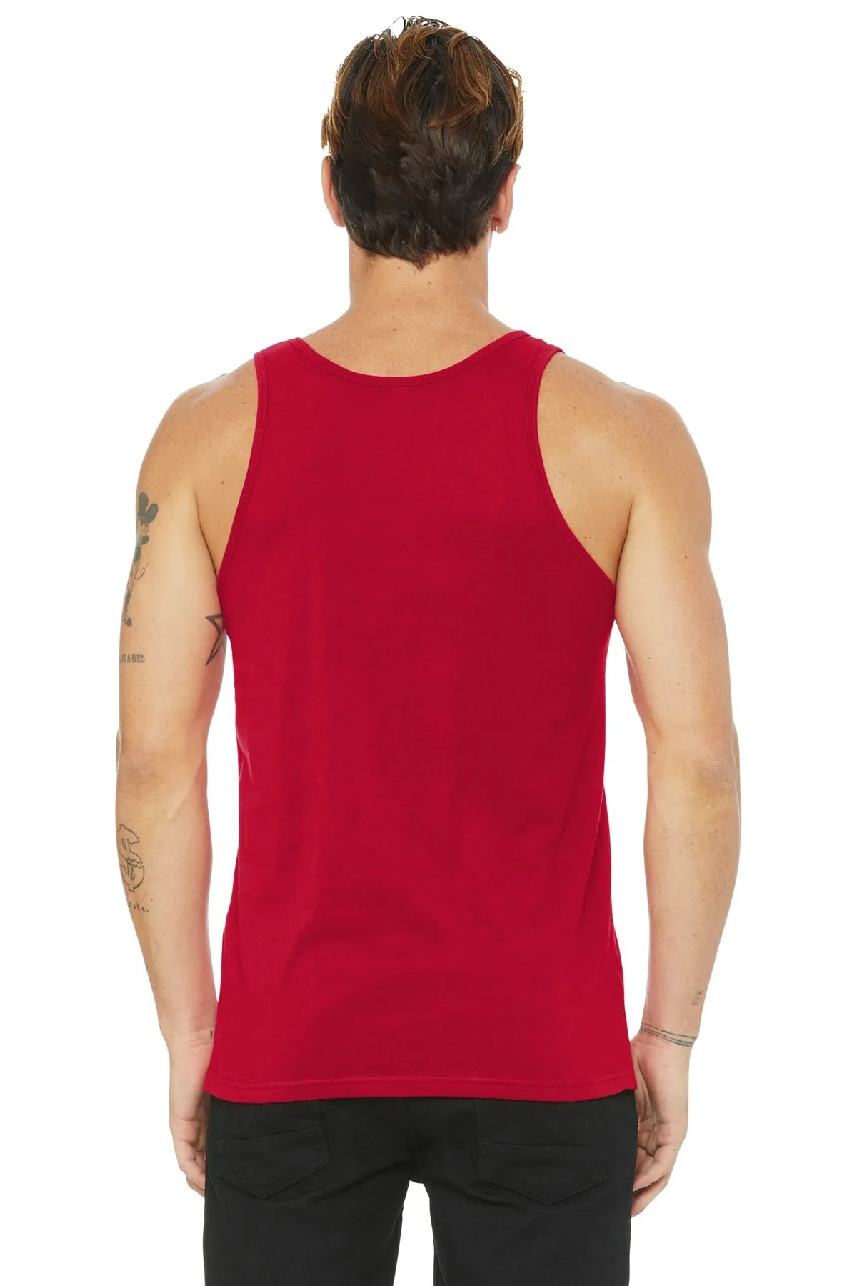 BELLA CANVAS  Unisex Jersey Tank. BC3480 Red