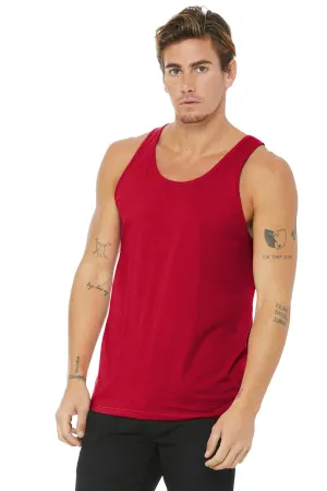 BELLA CANVAS  Unisex Jersey Tank. BC3480 Red