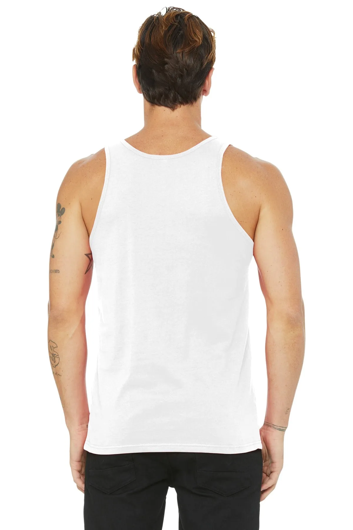 BELLA CANVAS  Unisex Jersey Tank. BC3480 White