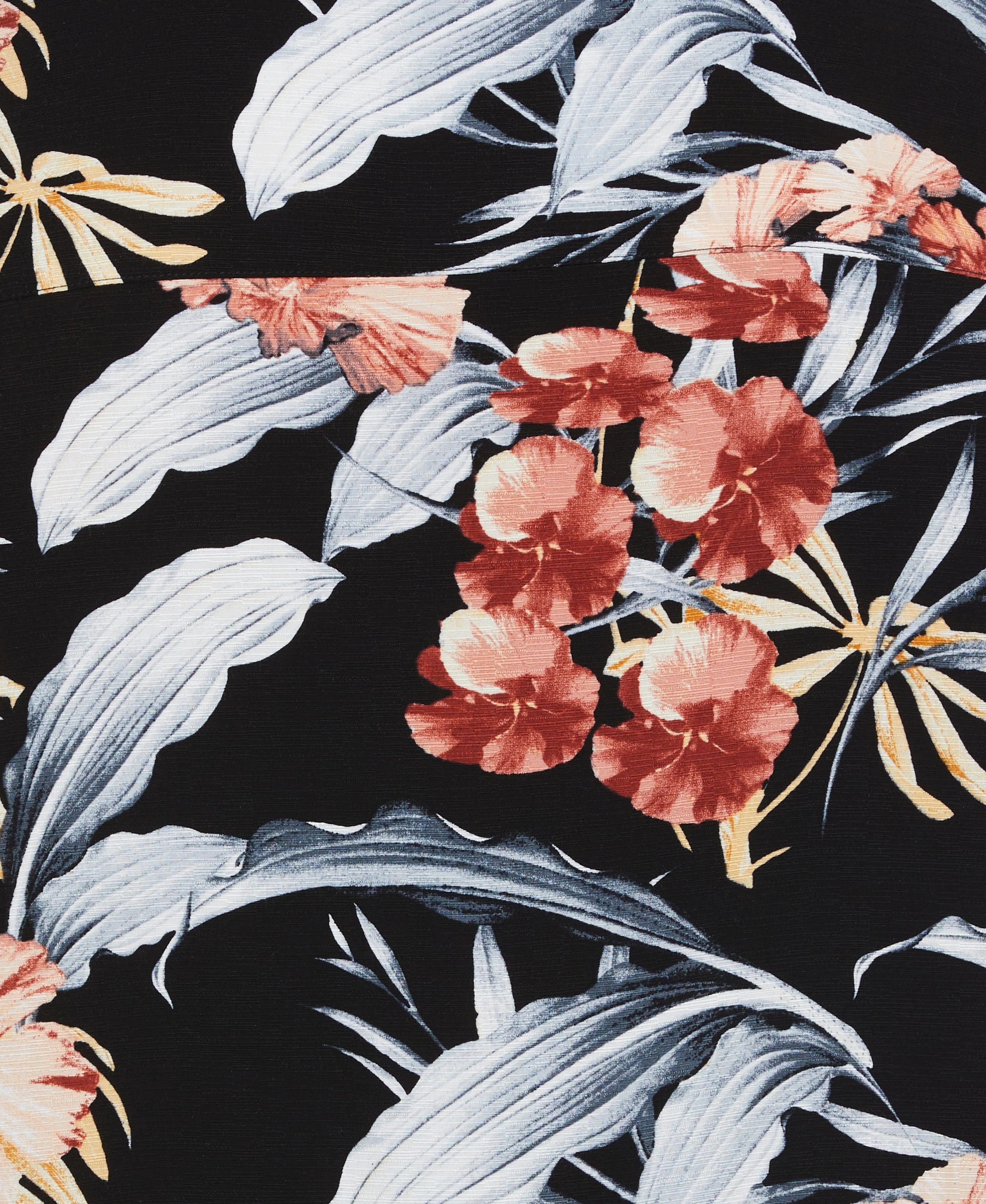 Big & Tall Tropical Floral Print Shirt