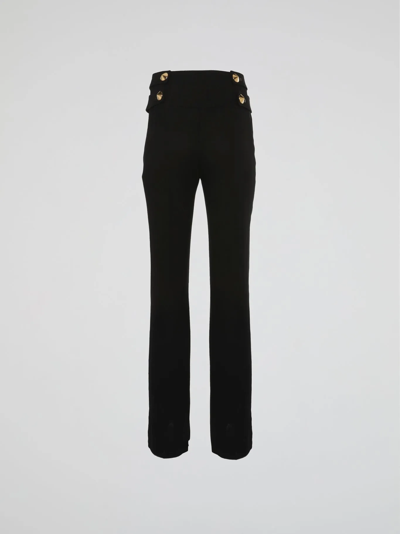 Black Sailor Button Pants