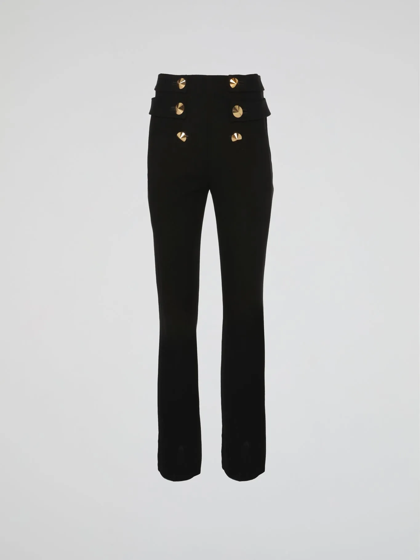 Black Sailor Button Pants