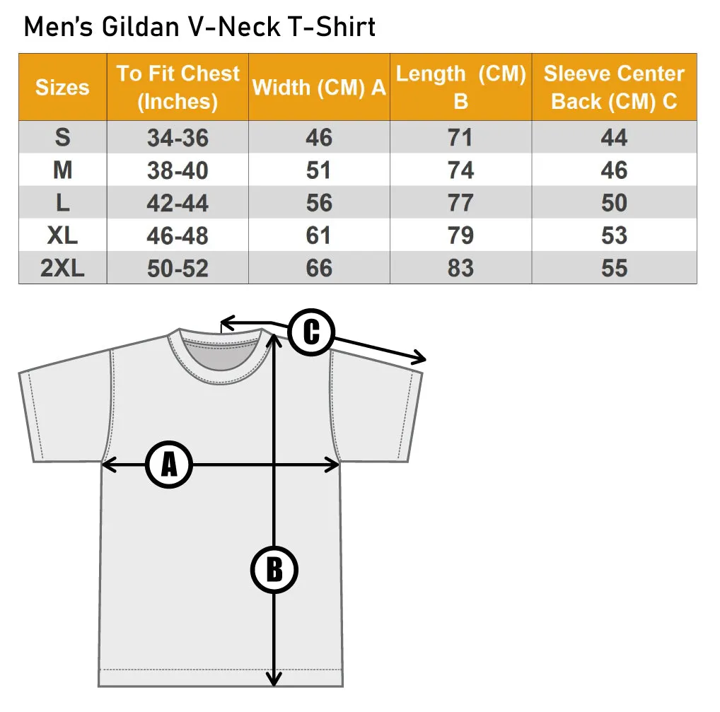Blues n Jazz Guitar Player Mens V-Neck Cotton T-Shirt