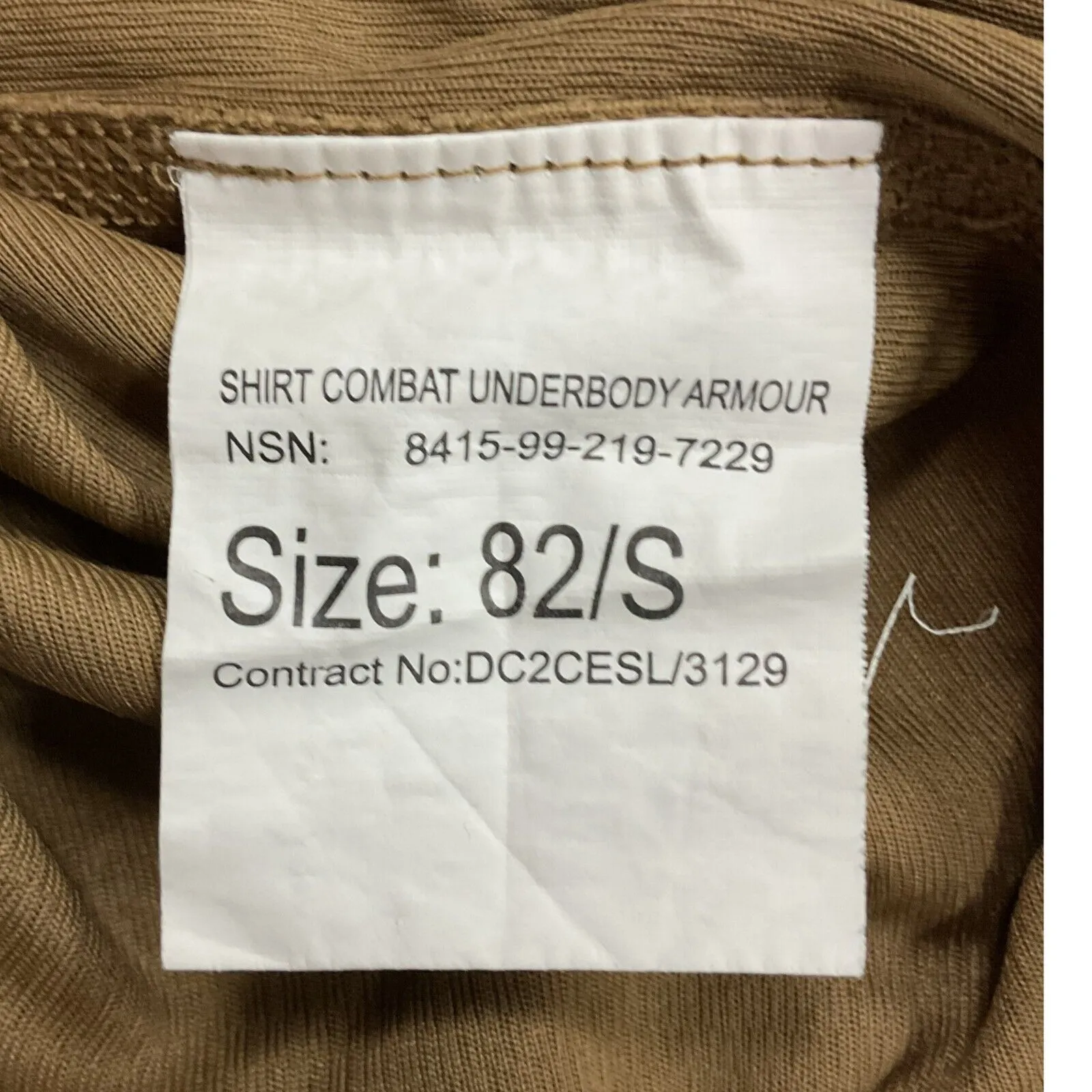 British Army Desert UBAC Combat Shirt