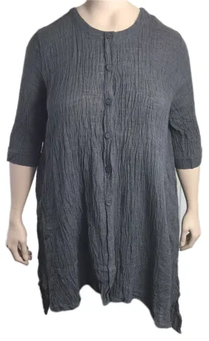 Cheyenne Linen Gauze Shirt Jacket