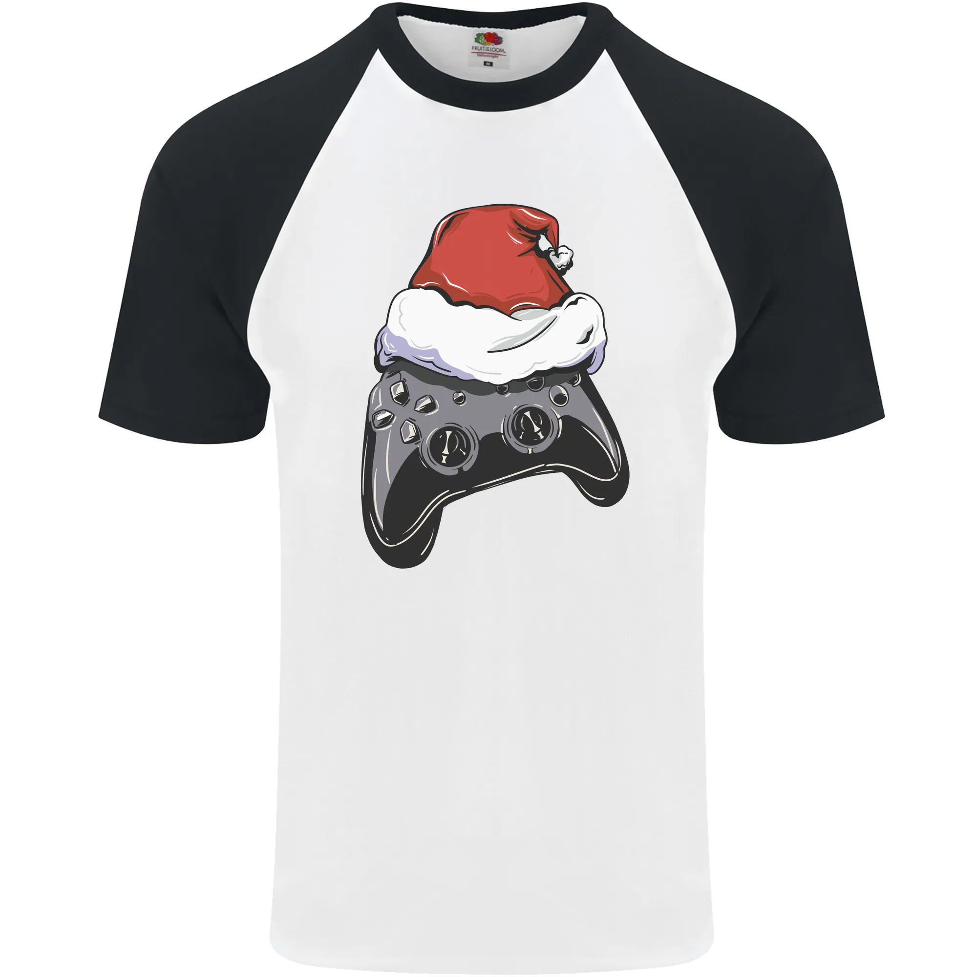 Christmas Video Game Controller Gaming Joypad Mens S/S Baseball T-Shirt