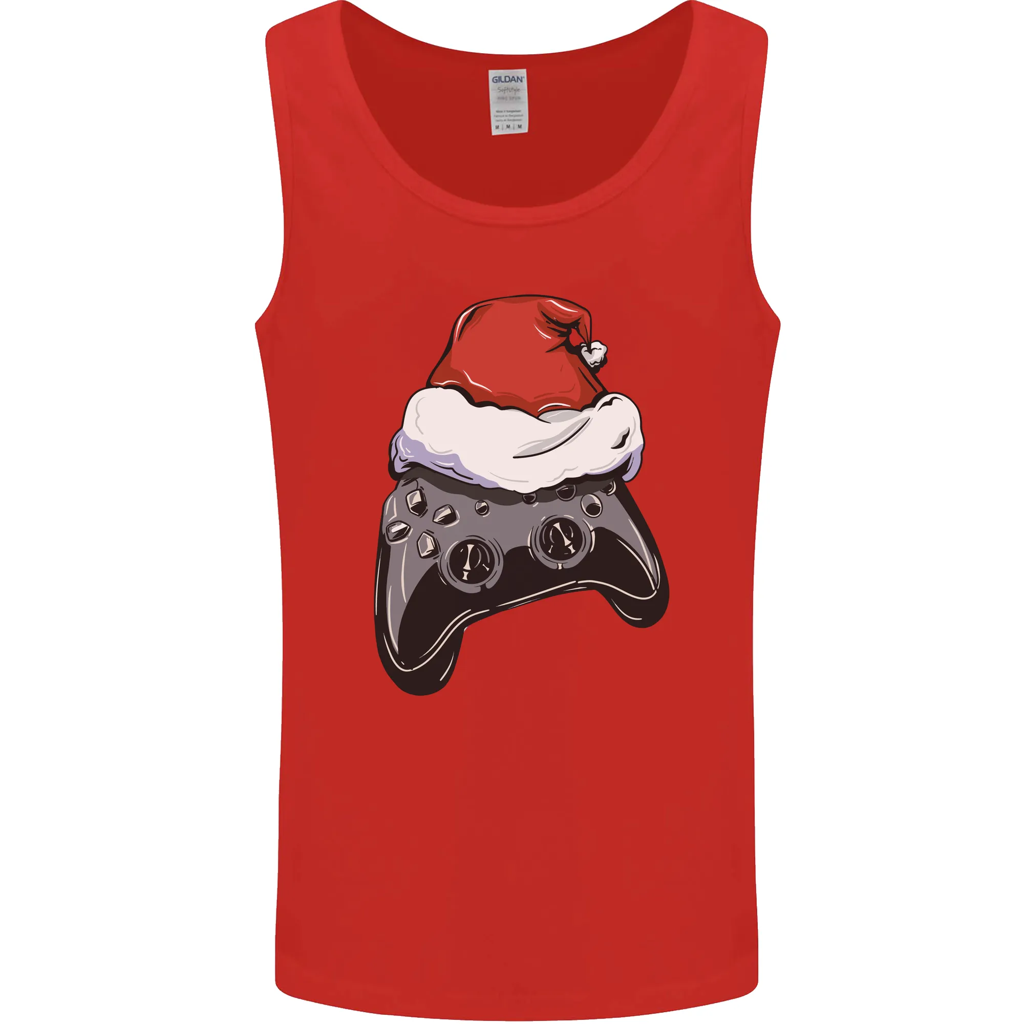Christmas Video Game Controller Gaming Joypad Mens Vest Tank Top