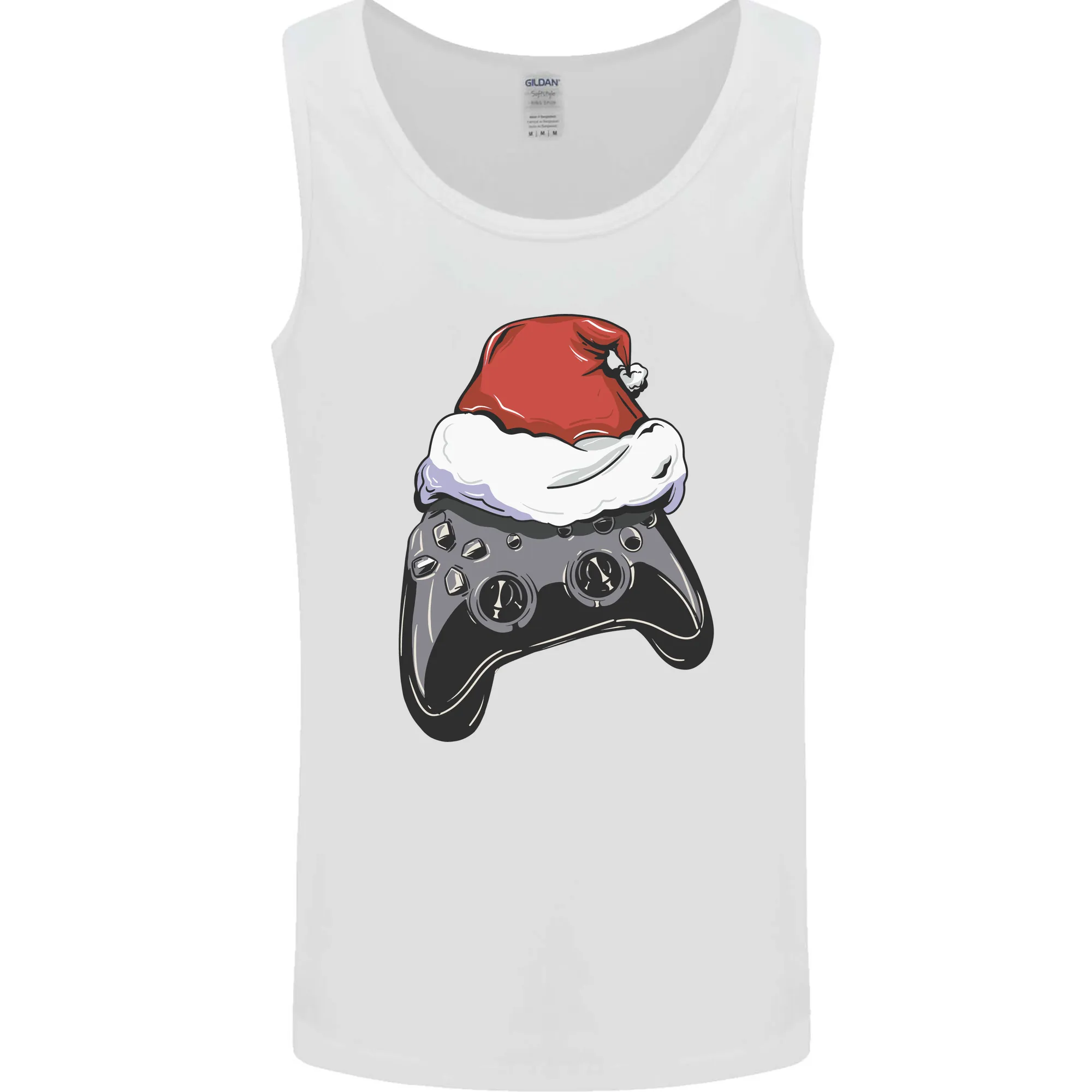 Christmas Video Game Controller Gaming Joypad Mens Vest Tank Top