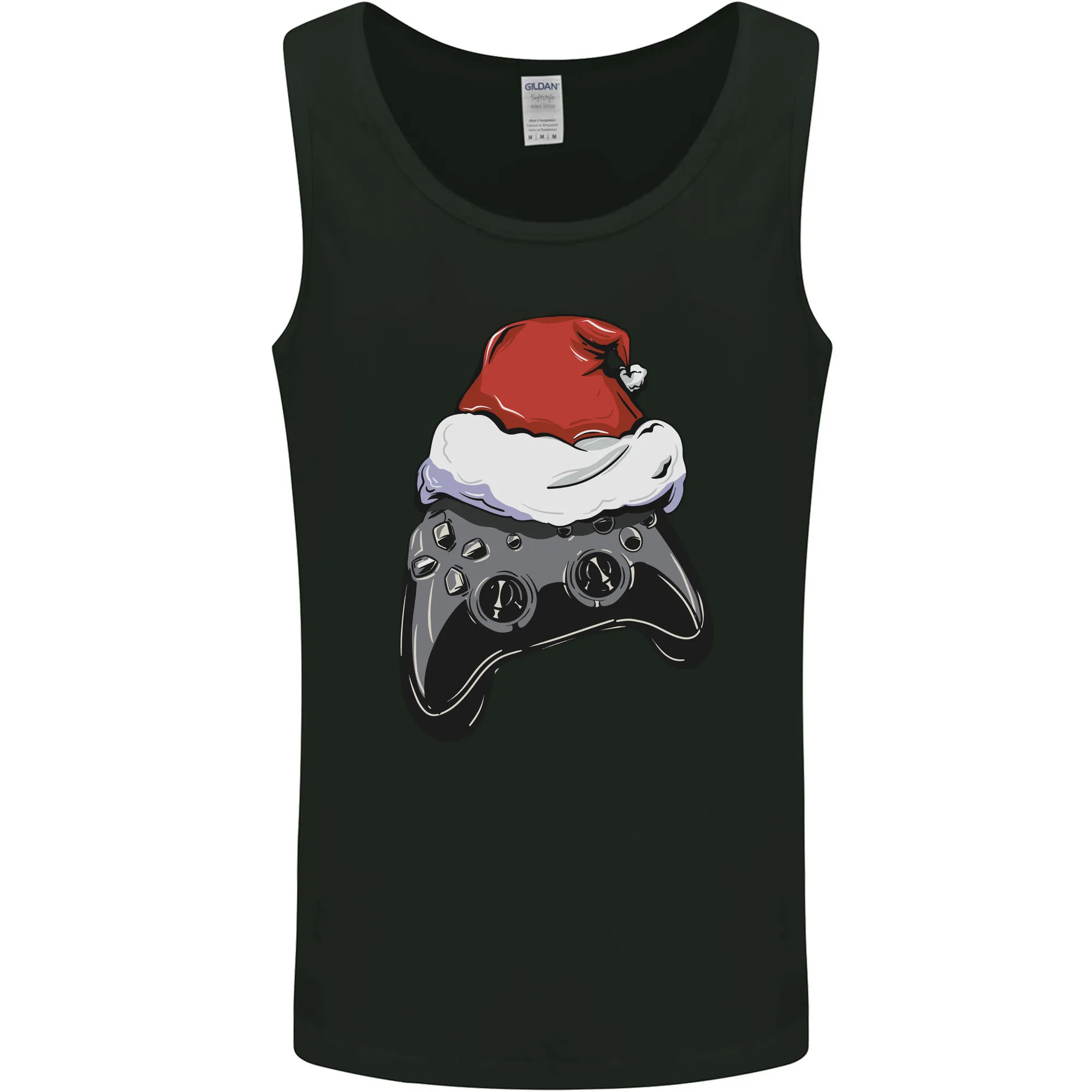 Christmas Video Game Controller Gaming Joypad Mens Vest Tank Top