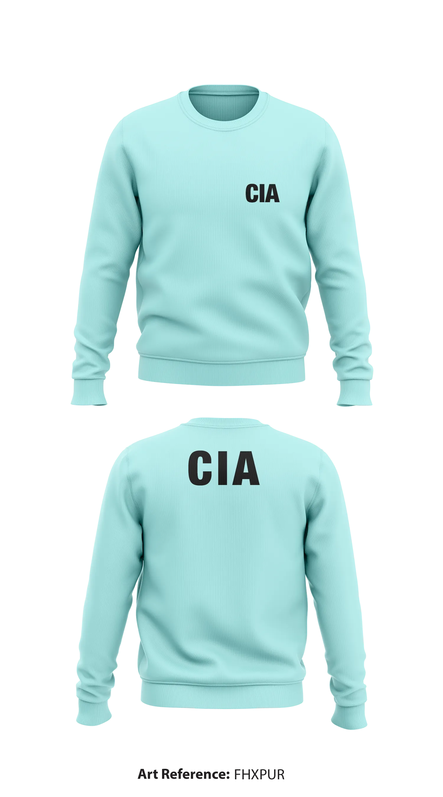 CIA Store 1 Core Men's Crewneck Performance Sweatshirt - FHXpUr