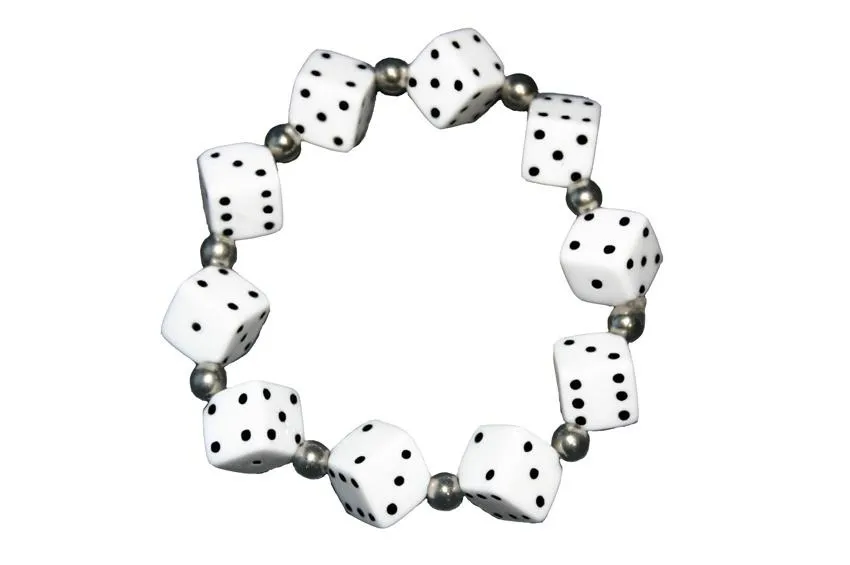 Copy of Thick Dice Bracelet (Various Colours)