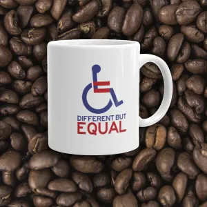 Different but Equal (Disability Equality Logo) Mug