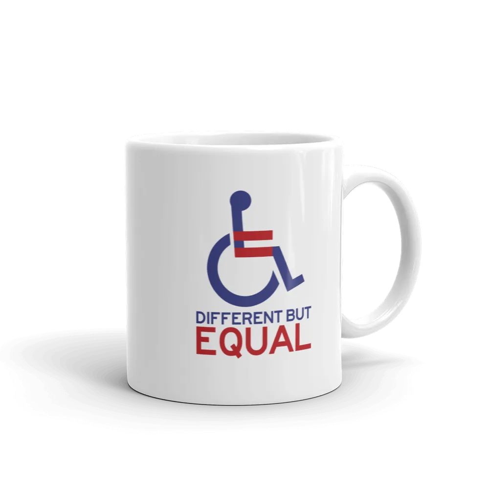 Different but Equal (Disability Equality Logo) Mug