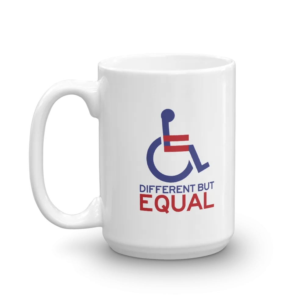 Different but Equal (Disability Equality Logo) Mug