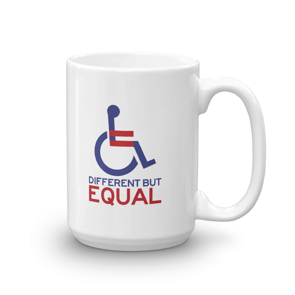 Different but Equal (Disability Equality Logo) Mug