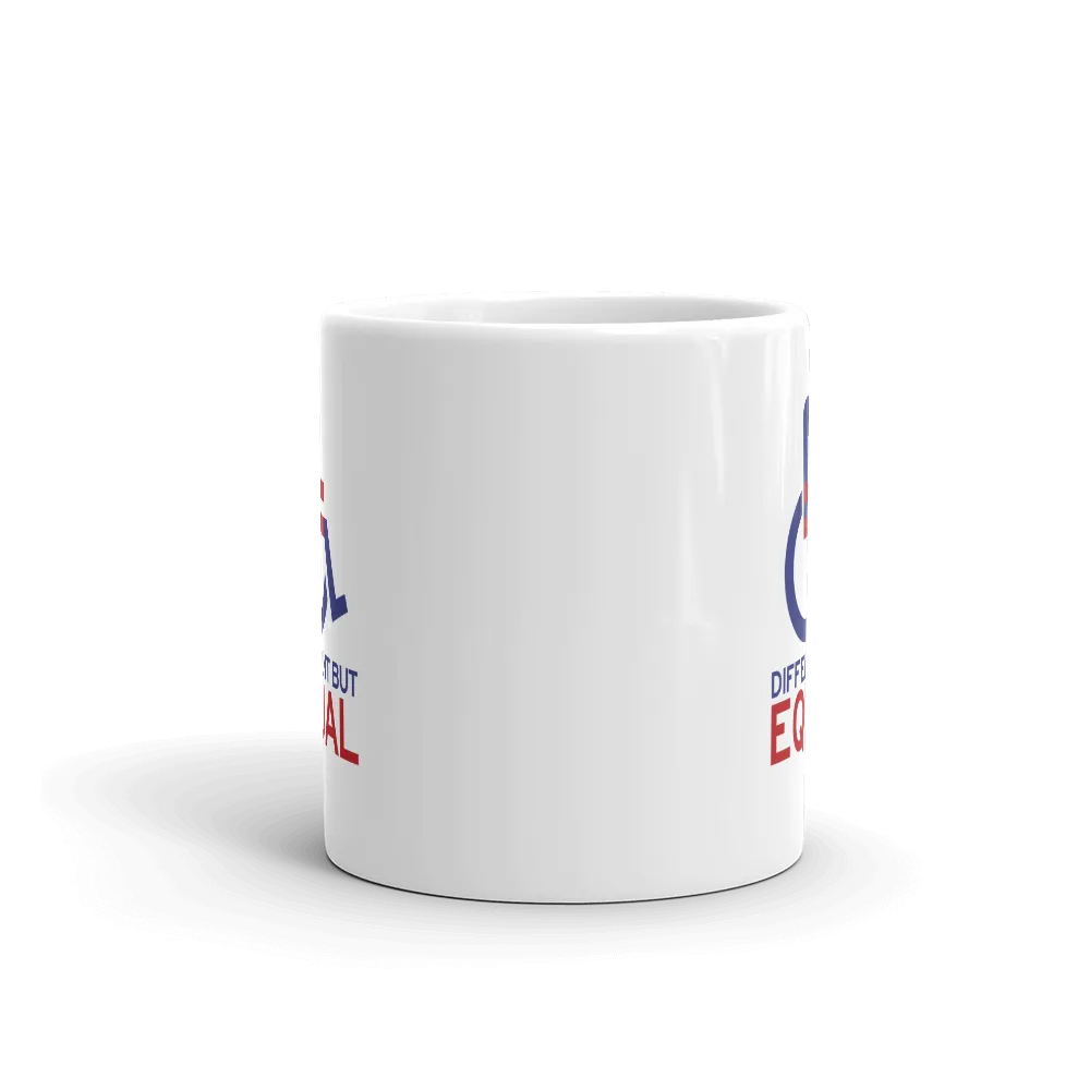 Different but Equal (Disability Equality Logo) Mug
