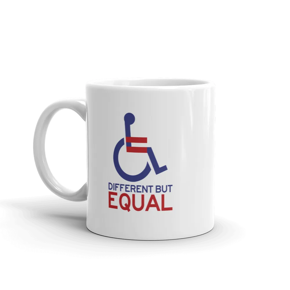 Different but Equal (Disability Equality Logo) Mug