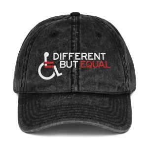 Different but Equal (Vintage Cotton Twill Cap)