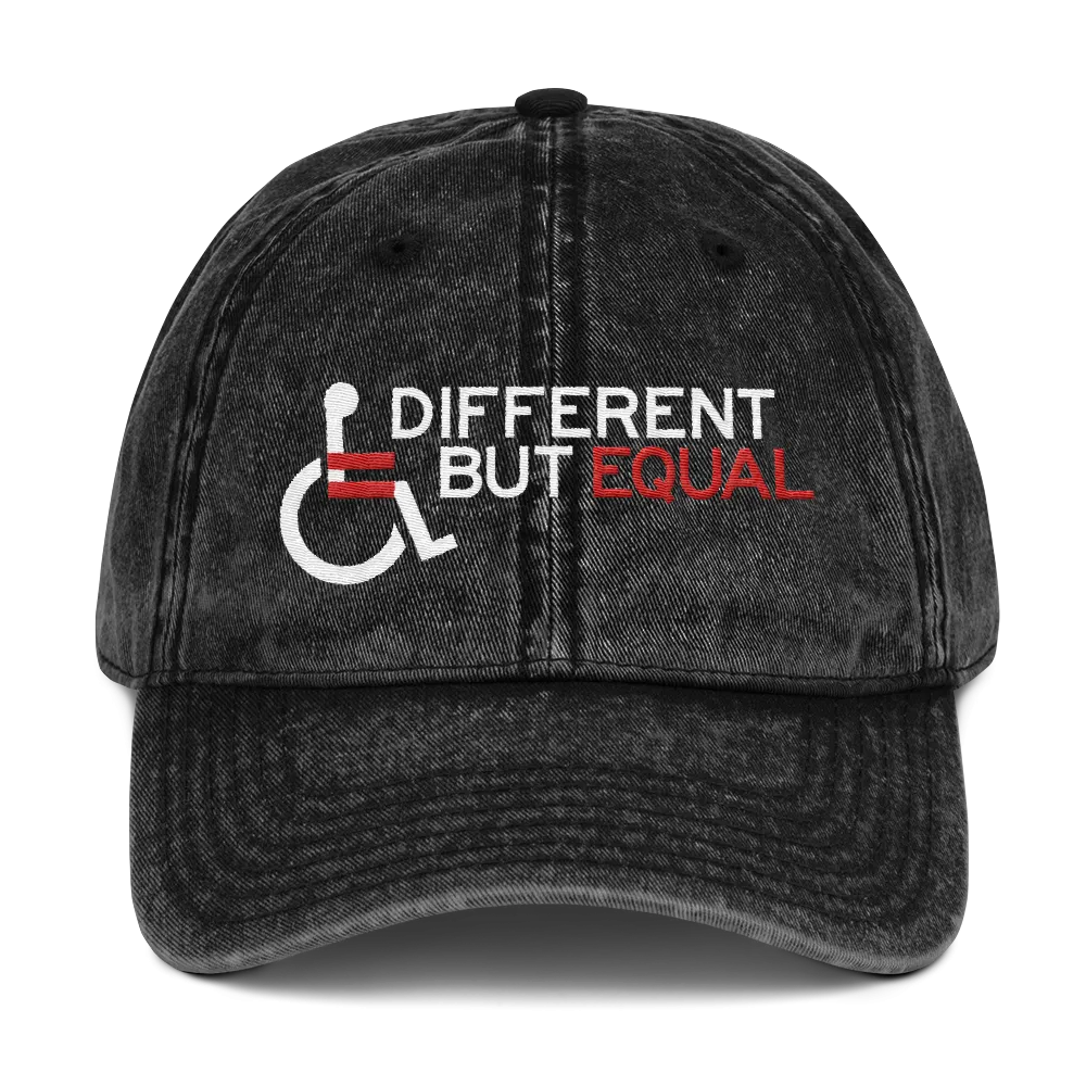 Different but Equal (Vintage Cotton Twill Cap)