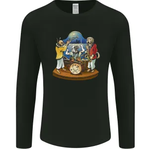 Dog Jazz Band Funny Music Mens Long Sleeve T-Shirt
