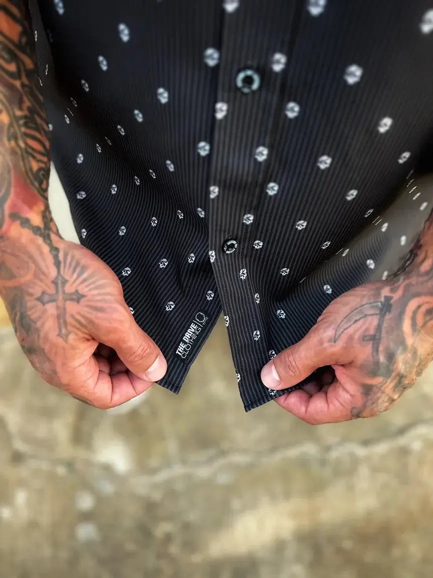 ESSENTIAL SNITCHES GET STICHES GRAY PIN STRIPE