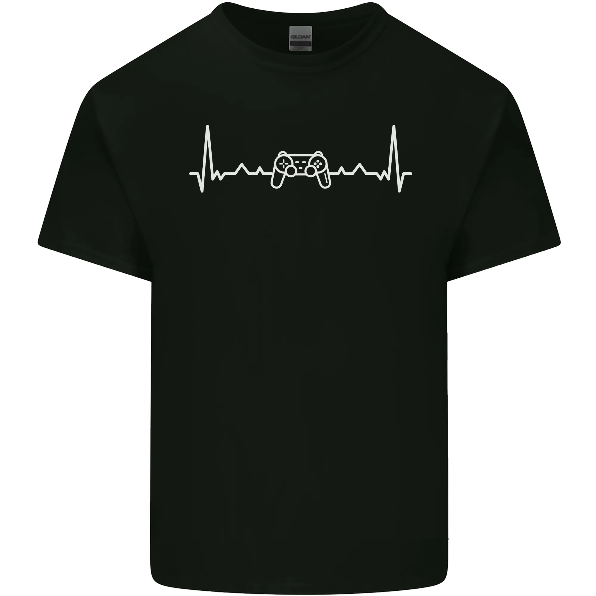 Gaming ECG Controller Video Games Console Mens Light Cotton T-Shirt