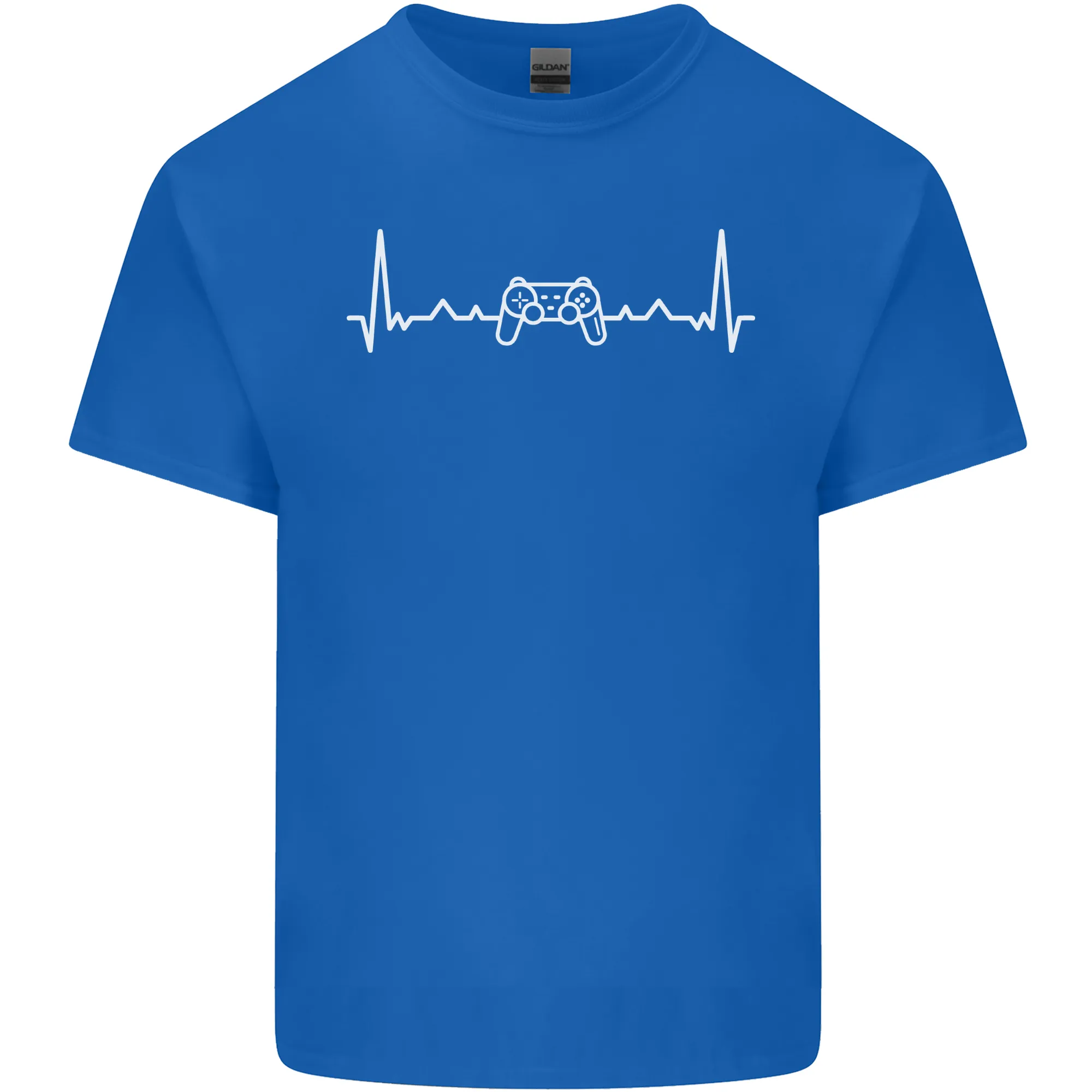 Gaming ECG Controller Video Games Console Mens Light Cotton T-Shirt