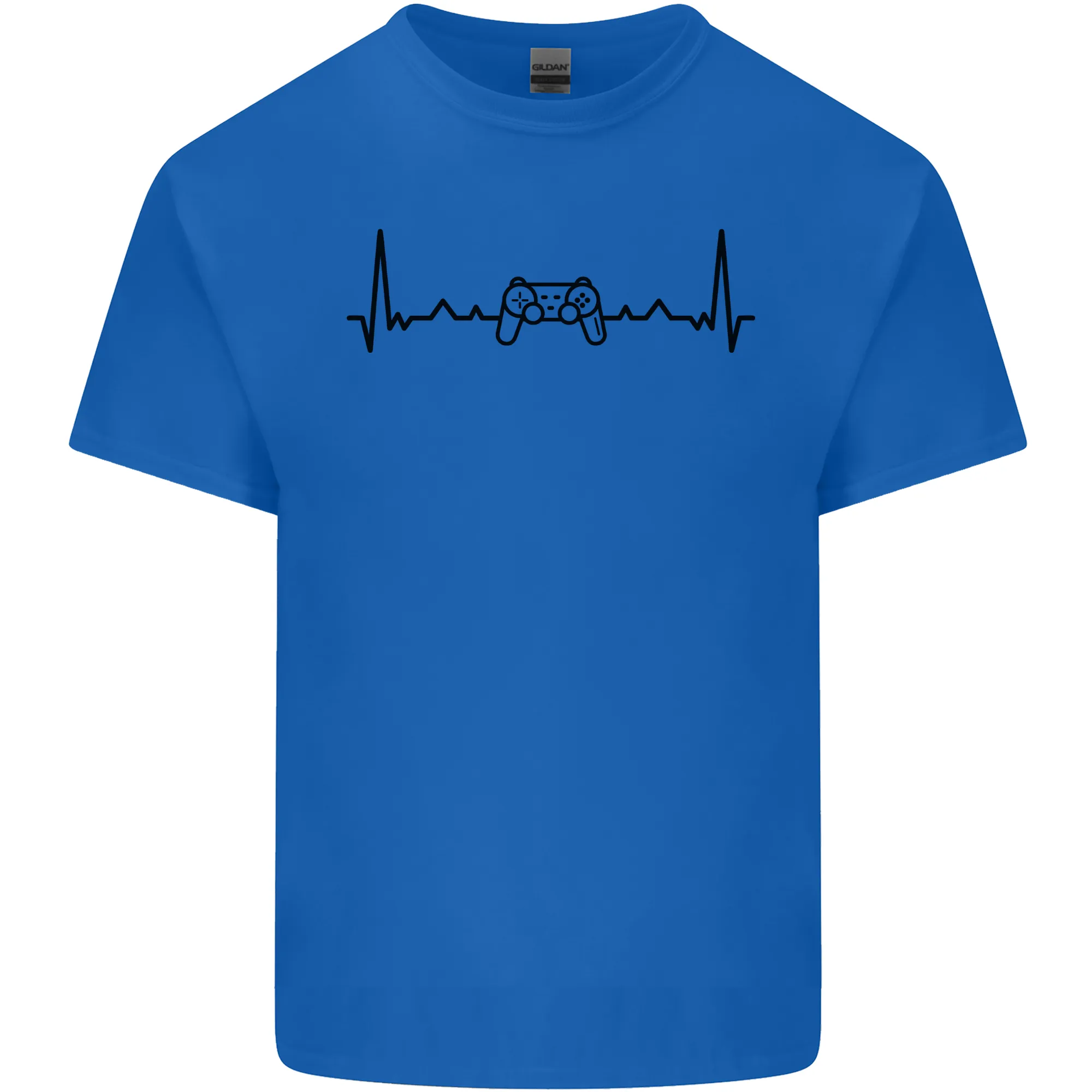 Gaming ECG Video Games Console Controller Mens Light Cotton T-Shirt